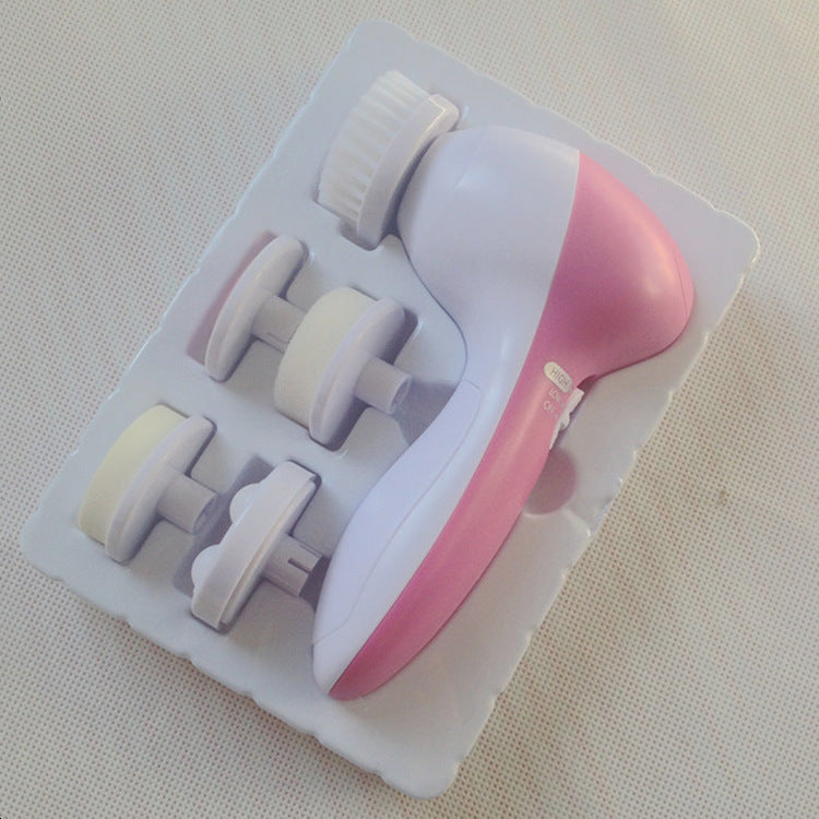 Electric 5 in 1 Electric Facial Cleaner Brush Wash