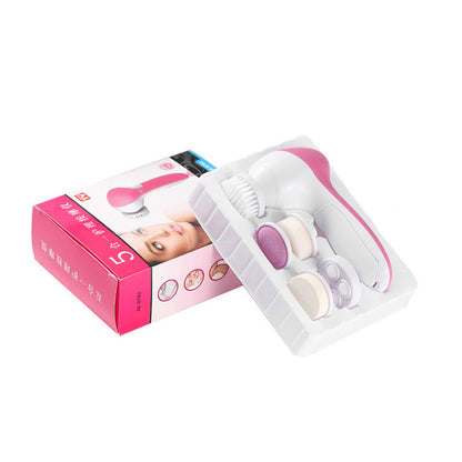 Electric 5 in 1 Electric Facial Cleaner Brush Wash