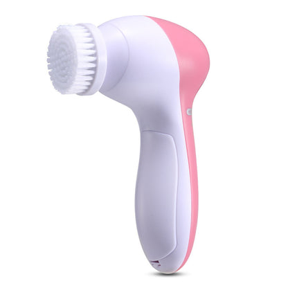 Electric 5 in 1 Electric Facial Cleaner Brush Wash
