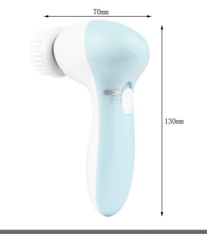 Electric 5 in 1 Electric Facial Cleaner Brush Wash